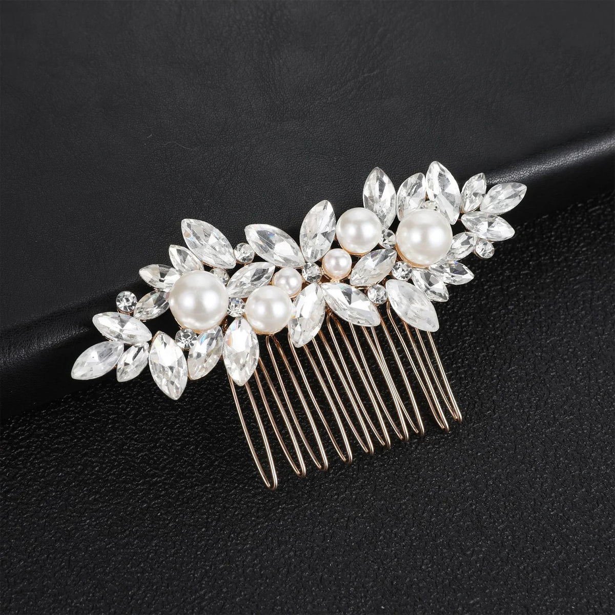 Wedding Comb Head Jewelry Bride Hair Clips Headpiece Crystal Women Tiaras Bridal Hair Accessories Women Hair Ornaments SL
