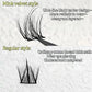 5D Mink Manga Lashes Fluffy Individual Eyelashes Natural False Eyelashes Baby Eyelash Curl Lashes Lazy Trilogy Eyelash Clusters