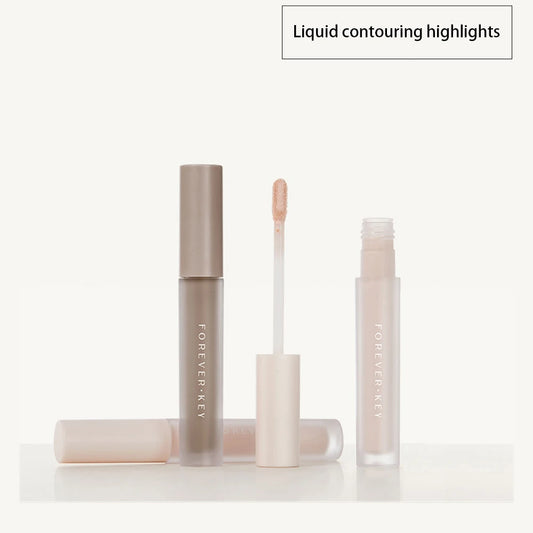 Foreverkey  Liquid Toner Nose Face Shadow Toner Highlighters Shadow Brightening Cosmetics Make Up Brush  Make UpFor Face