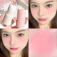 Velvet Mist Blush Stick - Vibrant and youthful, Korean style, natural long-lasting brightening, for both lips and cheeks