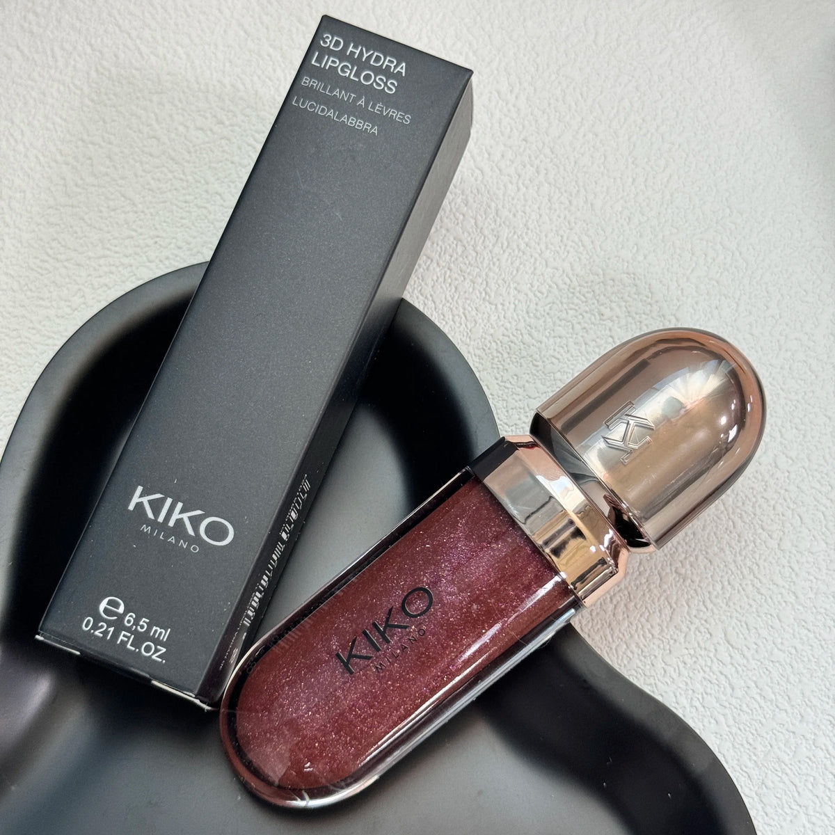 KIKO 3D Liquid Lip Gloss Mirror Colour Pearlescent Shimmer Moisturizing Waterproof Plump Glossy Lasting Not Fading Lipstick