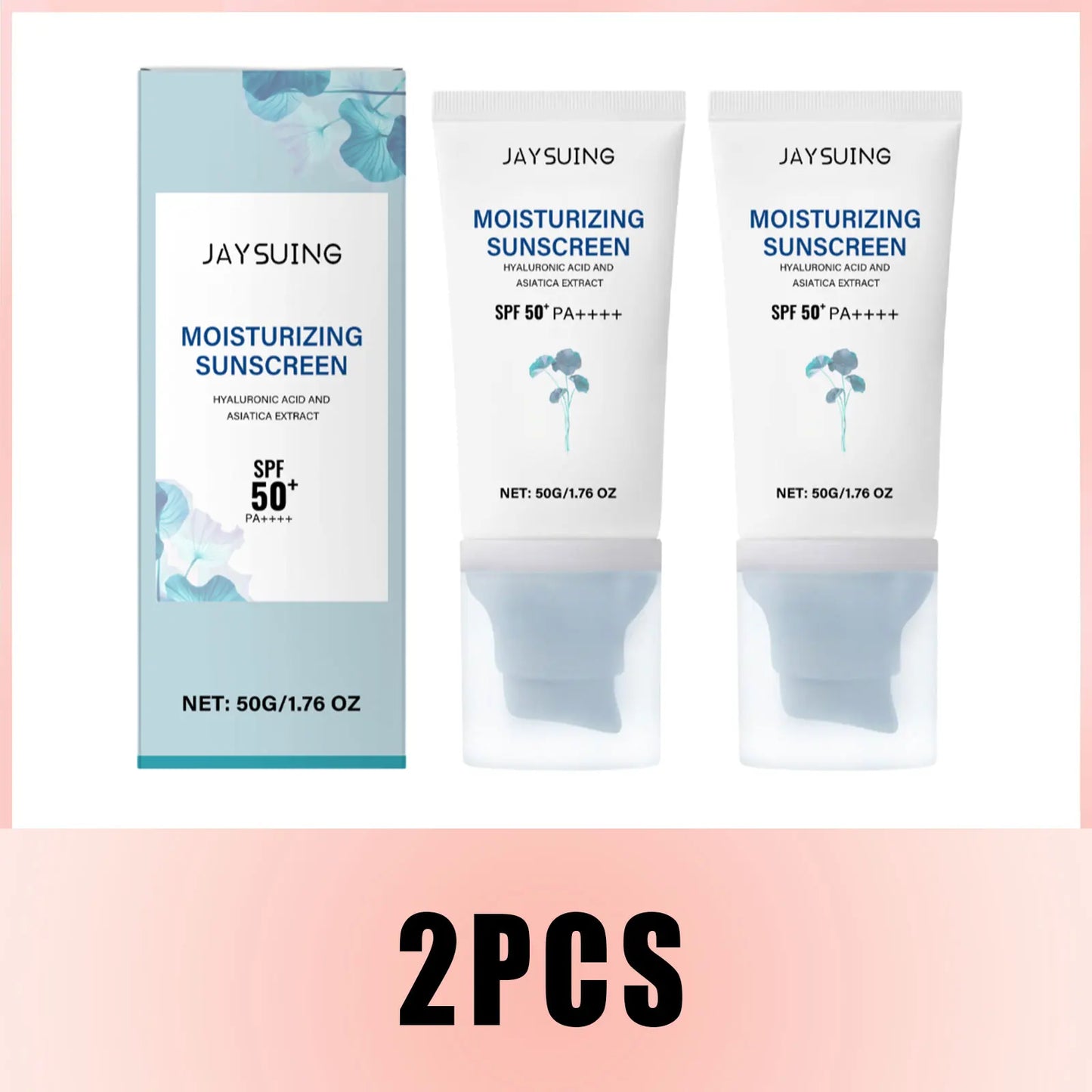 Centella Sunscreen Spf50+ Pa++++ Calming Moisturize Oily Sensitive Skin Soothing Long-Lasting UV Protection Sunblock Face Cream