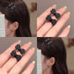 4pcs/set Elegant Mini Rhinestones Bow Hairpins For Women Girls Sweet Hair Ornament Small Hair Clips Fashion Hair Accessories