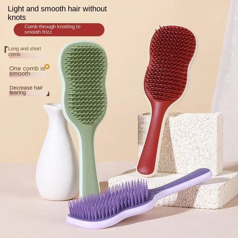 Air Cushion Comb Tangled Hair Comb Hair Brush Massage Anti-knot Reduce Hair Loss Detangling Brush Scalp Massage Comb Barber Tool