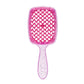 1PCS Colorful Wide Teeth Air Cushion Comb Bakhogold Anti-static Hair Brush with Hollow Design for Scalp Massage