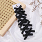 RAINBOW BOWS 10Pcs Kids Sweet Solid Color Mini Bows Hair Clip Baby Girls Ballet Style Ribbon Braided Hair Accessories Wholesale