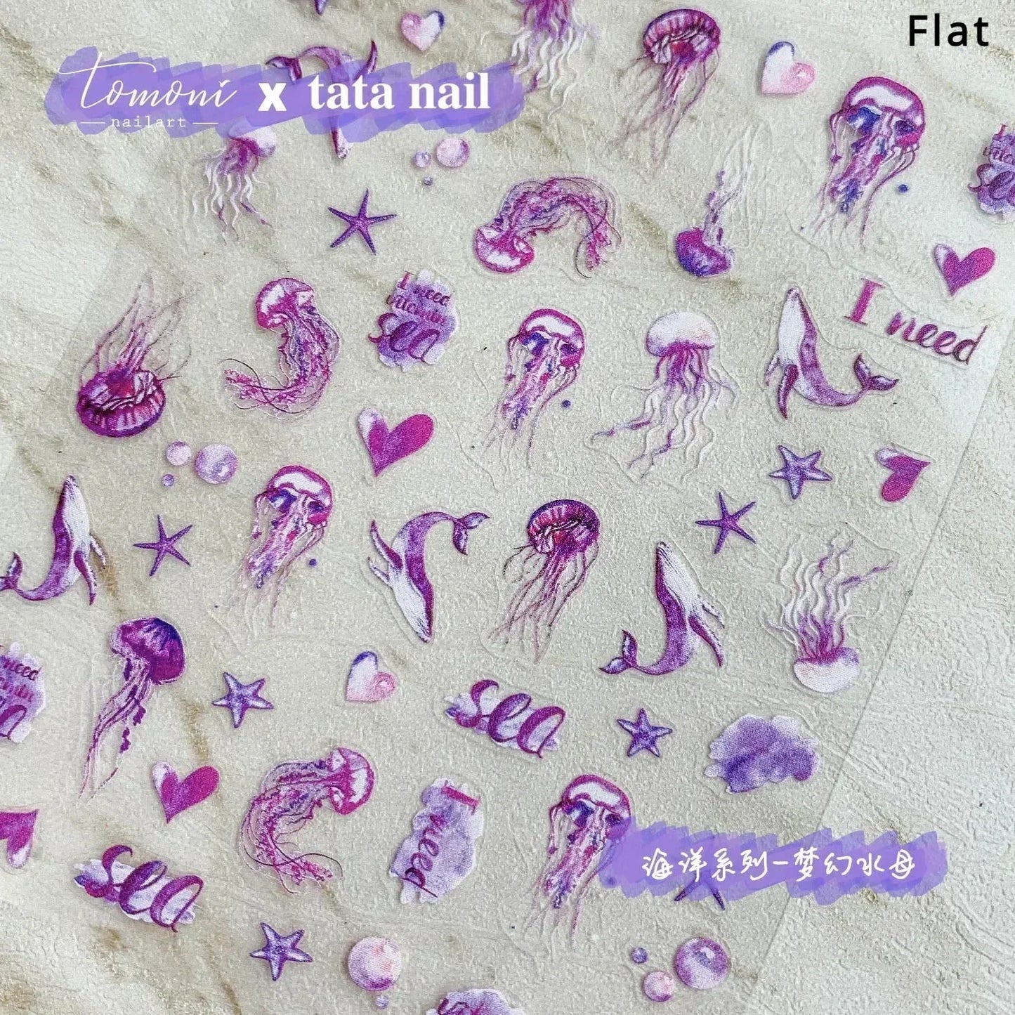Magical Blow Bubbles Goldfish Bunny Rabbit Cat Kitten Shape Shiny Dreamy Bubbles 5D Nail Art Decorations Sticker Manicure Decal