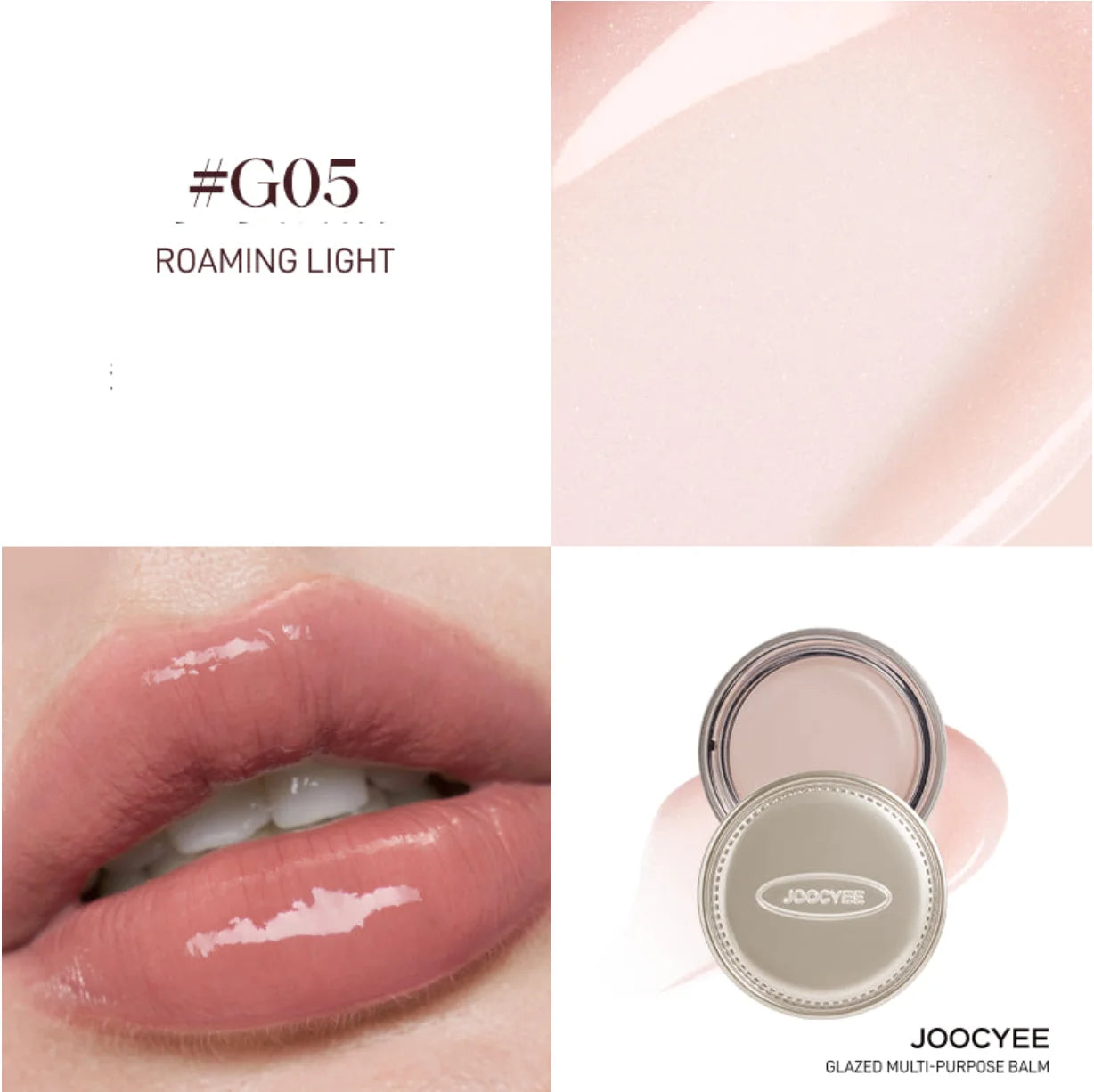 Joocyee Christmas Makeup Collection LIP N CHEEK BALM GLAZED OR MATTE Eyeshadow MULTI PURPOSE CREAM Lipstick blush cream Original