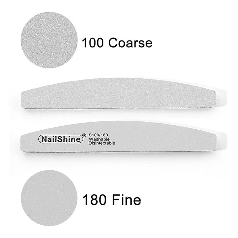 10/30pcs Double-sided Nail File Block Colorful Sponge Nail Polish Buffing Sanding Buffer Strip Polishing Pedicure Manicure Tool