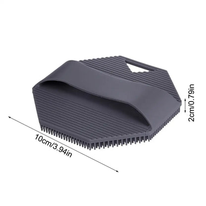 Soft Silicone Body Scrubber Exfoliating Brush Cleanser Manual Body Cleansing Scrubber Shower Massage Brushes Bathroom Accessorie