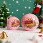 7PCS Christmas Mini Makeup Set - Lipstick Concealer Blush Puff 5-In-1 Palette Creative Ball Packaging For Daily Beginners Holida