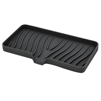 1pcs Silicone Faucet Drain Pad Sink Dish Soap Anti-slip Sink Tray Kitchen Sink Soap Drain Mat Self Draining Soap Bar Holder