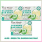 FlowWeek Hyaluronic Acid Diamond Essential Oil Soap Handmade Soap Gem Gold Foil Soap Face Hand Body Cleaning Soap Wedding Gifts