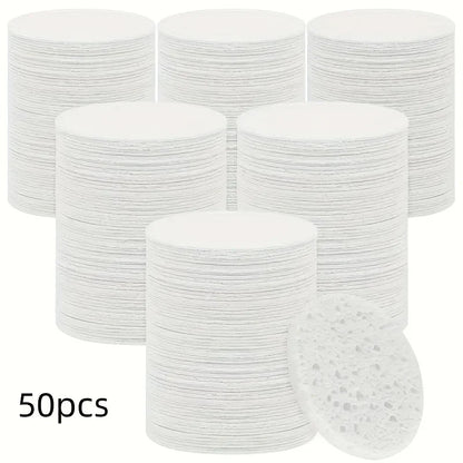 50/20/10PCS Compressed Facial Sponge Cosmetic Hydrotherapy Sponge Suitable for Daily Cleansing Makeup Removal and Exfoliation