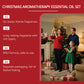 Christmas Aromatherapy Essential Oil Set  Long Lasting Fragrance 6 Holiday Scents Festive Scents & Relaxing Atmosphere 6x10ml