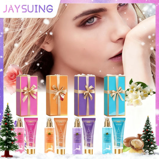 Christmas Gift Set Body Lotion Spray Festive Fragrance Moisturizing brightening Long Lasting Holiday Season Party Luxury Winter