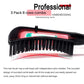 2Pcs/Set Detangling Hair Brush & Silicone Scalp Massager Shampoo Brush Set – Anti-Static Wet/Dry Use Salon for Real Hair & Wigs