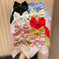 9pcs Women's Sweet Butterfly Knot Hair Clips with Flower Print Decorations Perfect Fashionable Gift for Daily Outfits And Photog