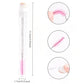 10pcs Christmas Eyelash Brushes Set - Santa Snowflake Design Mascara Wand, Eyebrow Comb, Makeup Applicator - Festive Beauty Gift