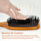 Wooden Paddle Hair Brush Set Scalp Massage Anti －static Detangling for All Hair Types Daily Styling & Grooming