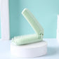 1pcs Portable Folding Comb Hair Brush Anti-static Travel Hair Brush Wheat Straw Folding Hairdressing Styling Beauty Tool