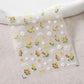 1piece 5Dcute tulip flower nail stickers high quality self-adhesive embossed nail art decals for girls summer decoration sticker