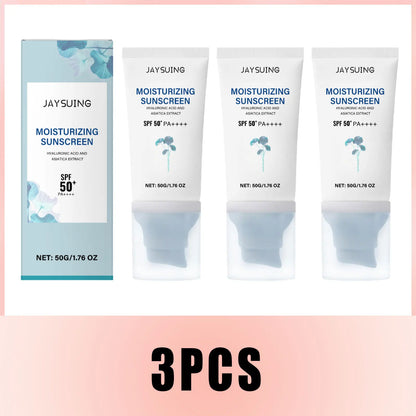 Centella Sunscreen Spf50+ Pa++++ Calming Moisturize Oily Sensitive Skin Soothing Long-Lasting UV Protection Sunblock Face Cream