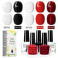 5pcs/set 8ml Water-Based Nail Polish Long Lasting Quick Drying No Need of Lamp to Cure Nail Supplies Vernis for Nails Manicure