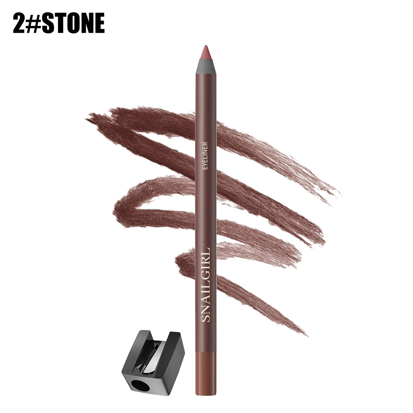 Eyeliner Pen, Waterproof And Sweatproof, Long Lasting Smudge ProofHard Refill Eyebrow Pencil