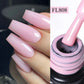FOUR LILY 10ML Nude Pink Rubber Base Gel Nail Polish Milky White Color Semi Permant Soak Off UV LED Self-leveling Gel Varnishes