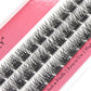 Moonlily 100D Segmented DIY Individual Cluster EyeLashes 3D Volume Silk Mink Grafting False Triple Lashes Extension Makeup Tool