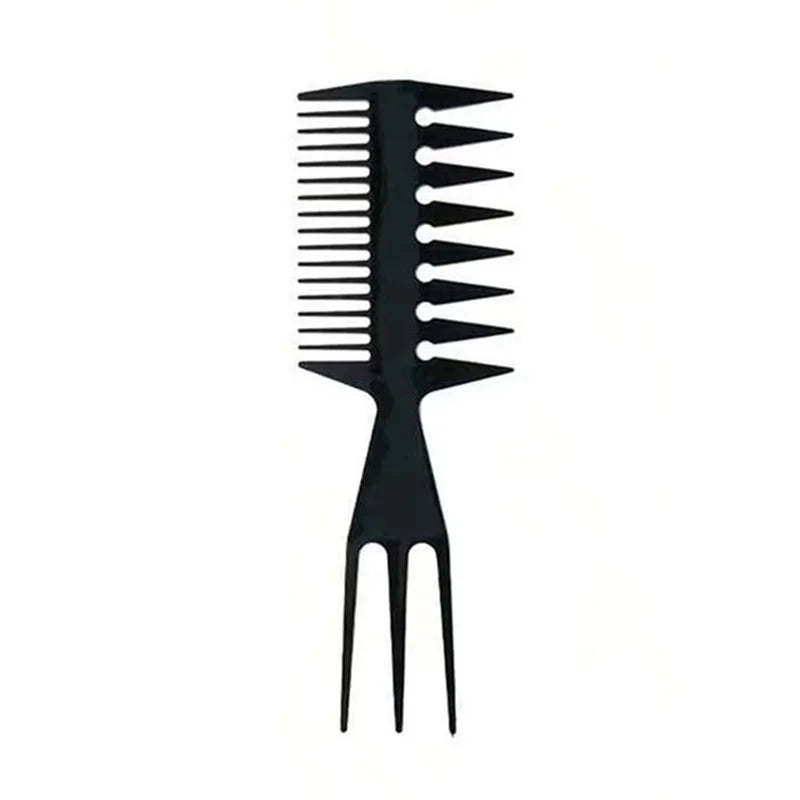 Salon Styling Comb Set Shark Tooth Fish Bone Detangling Brush Ergonomic Non-slip for All Hair Types Wet Dry Home Travel