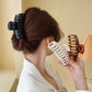 4PCS women's multi-color resin flower simple and fashionable French elegant hair clip