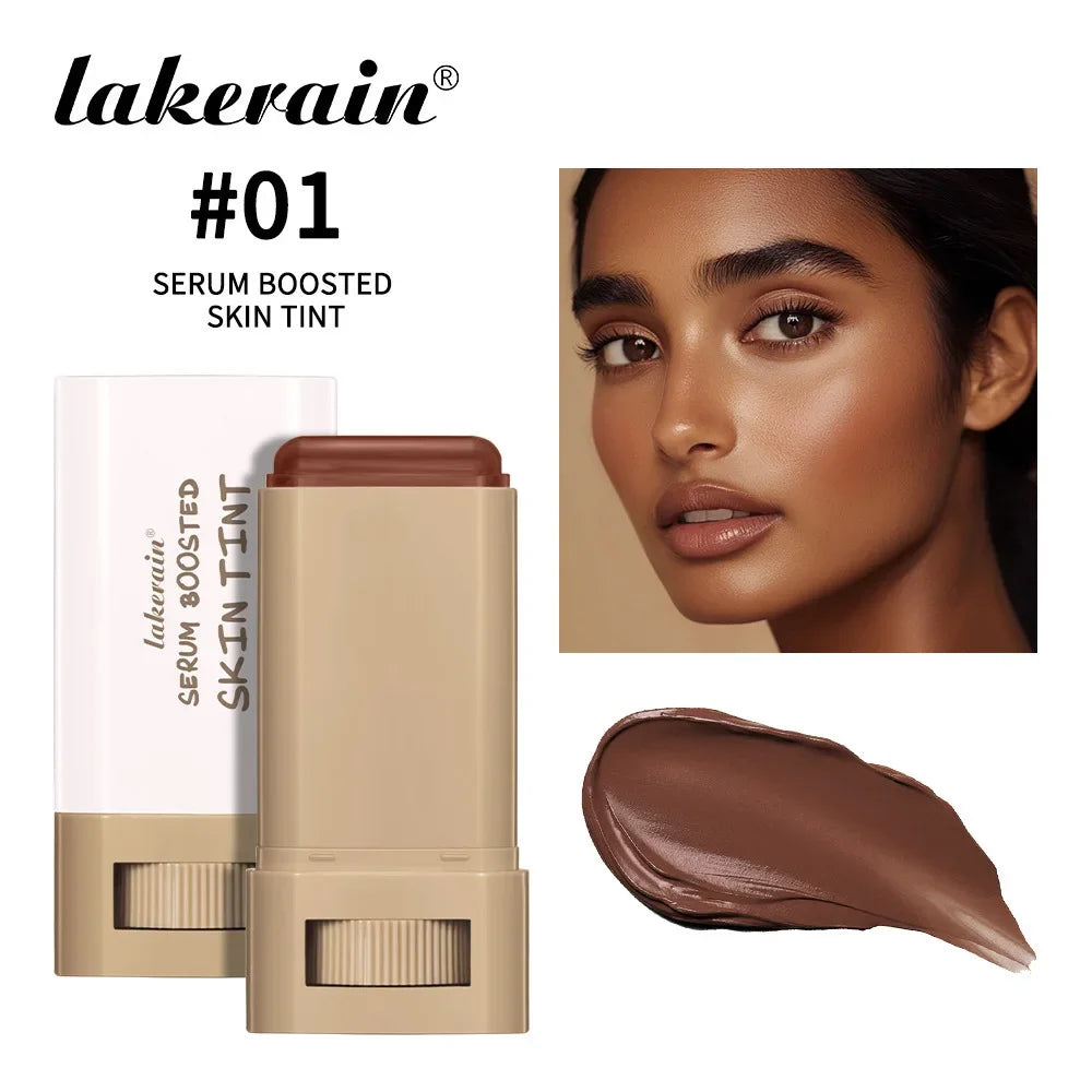 TVLV eraser foundation make-up stick 20g, with brush to brighten skin liquid foundation, long-lasting makeup concealer