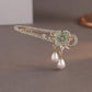 Exquisite Rhinestone Flower Hollow Duckbill Clip Hairpin Pearl Tassel High-end Women's Side Clip Temperament Fashion Hair Clip