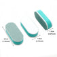 20/40/100pcs Mini Oval Nail Buffer Block File 600/3000 Grit Double-Sided Sanding Buffering Polishing Manicure Tools Sponge Files