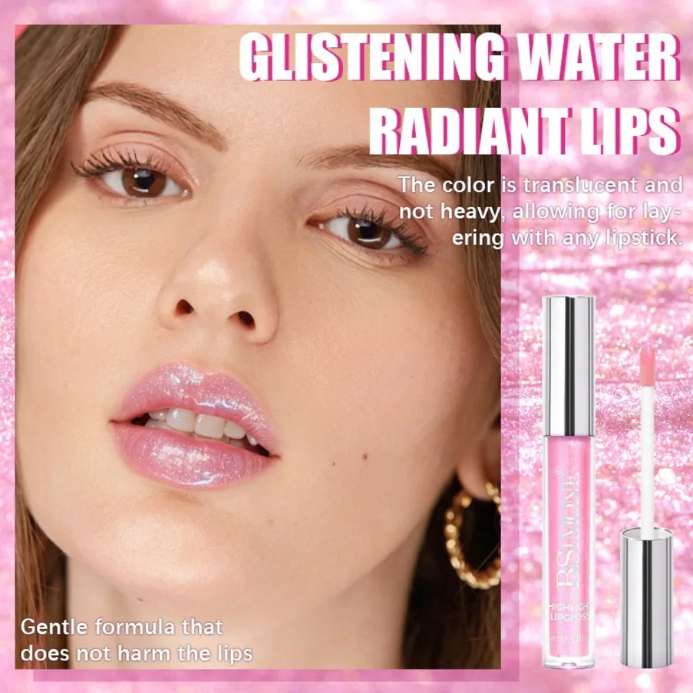 6 Colors Diamond Glitter Lipgloss Makeup Metallic Shimmer Moist Liquid Lipstick Pearl Lip Glaze Jelly Tint Sexy Shiny Cosmetics