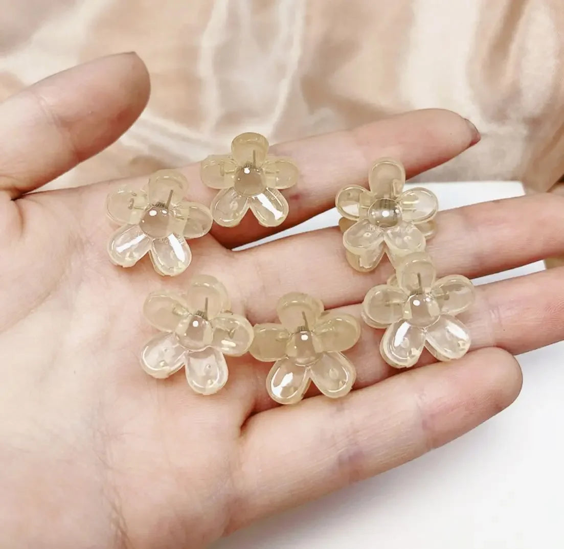 1PC Fashion Hair Comb Luxury Crystal Shiny Rhinestone Hair Clips Inlaid Flower Hairpin Hair Grips Elegant Bride Hair Jewelry