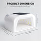 Rechargeable UV LED Nail Art Lamp for Cure Gel Nail Polish 48LEDS Nail Dryer with Motion Sensing Professional Nail Art Tool