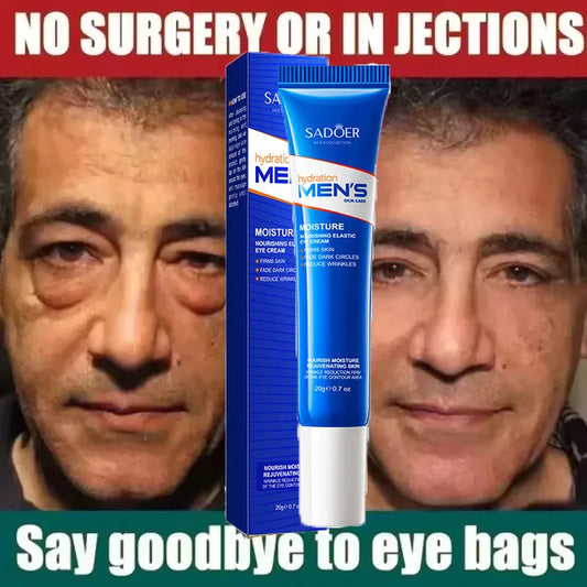 Retinol Eye Bag Removal Cream For Men Anti-Wrinkle Firming Skin Fades Fine Lines Anti Dark Circle Puffiness Brightening Eye Care