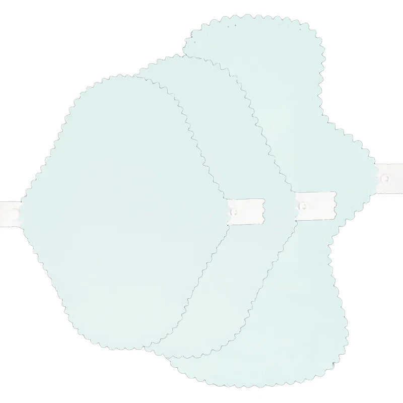 3pcs Soft Graphene Lining Reusable Thin Sanitary Pads Leakproof Washable Women Panty Liner Hygiene Menstrual Pads