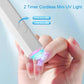 YIKOOLIN Mini UV Light Cure Nails Lamp for Gel Nails LED Nail Lamp for Gel Polish Manicure USB Nail Dryer for Fast Curing