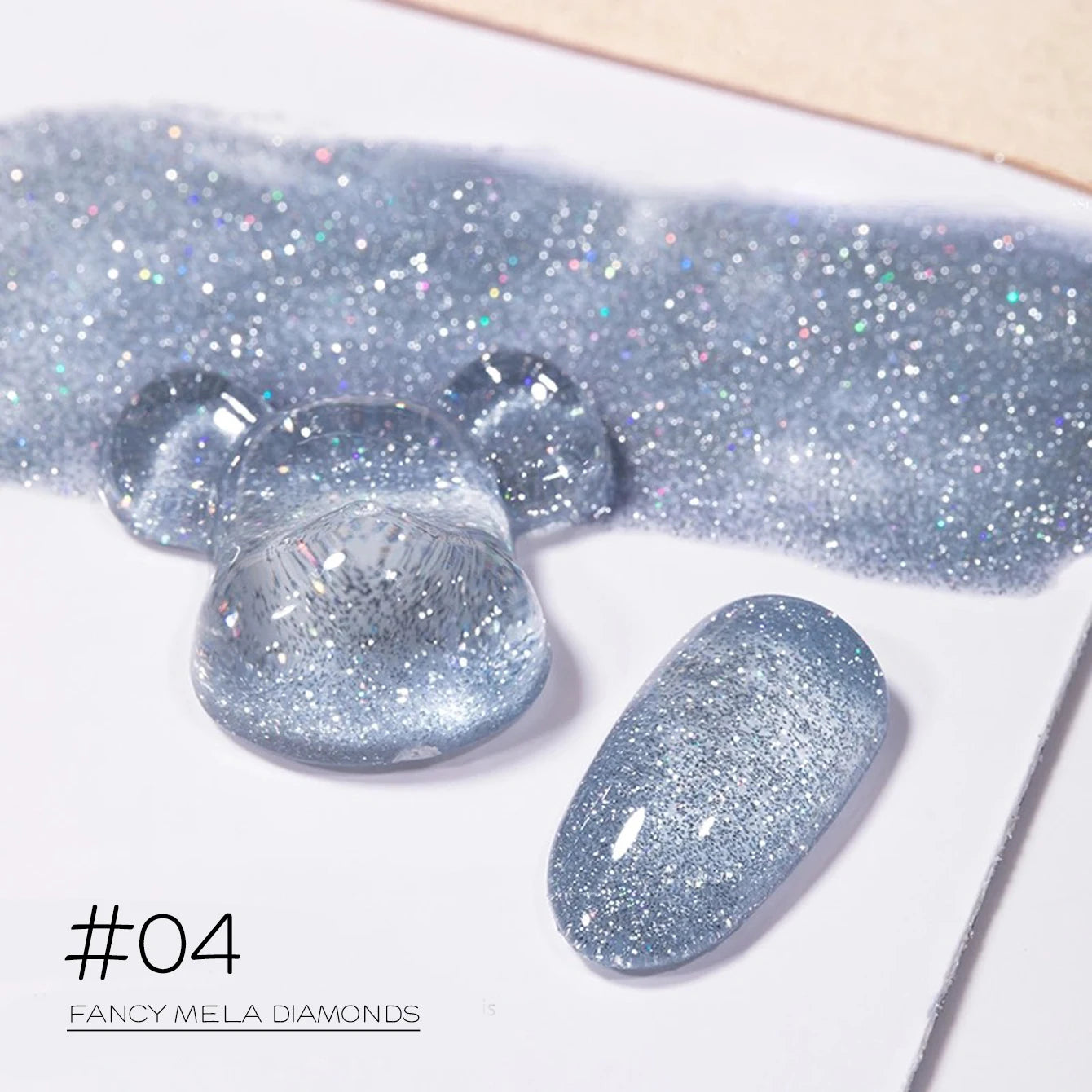 MIANEL 12ML Fall Winter Holographic Diamond Gel Nail Polish Ultra Glittery High-Density Sparkle Finish New Launch 2025