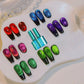Cat Eye Gel Nail Polish 6 Colors Holographic Glitter Gel Polish Set With Magnet Translucent Gel Nail Polish  Home Manicure Salon