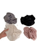 Soft Pleated Chiffon Flower Banana Hair Clips Anti Slip Holder Elegant Hair Barrettes Women Daily Wedding Party Hair Accessories