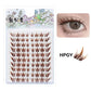 DINGSEN 10 rows Individual Eyelashes Wholesale 10-12mm Cluster Lashes Natural Anime False Kake Eyelashes Extension Makeup