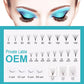 Bulk Lashes Pre Made Fan Short Stem 500 Fans Russian Volume Lashes Premade Fans Volume Lash Individual Eyelash Extension