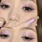 Diamond Glitter Liquid Eyeshadow Jars Sparkle Metallic Silver Blue Highlighter Fine Shimmer Waterproof Shiny Silkworm Eye Makeup