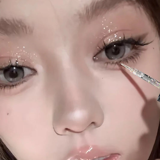 Liquid Eyeshadow Pearlescent Shimmer Silkworm Glitter Eyes Korean Makeup Fine Sparkling Eye Shadow Eyeliner Highlighter Cosmetic