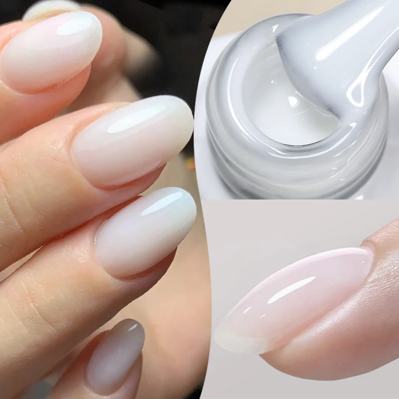 BORN PRETTY 10ml Jelly Nude Gel Nail Polish 50 Colors Semi Transparent Nail Art Nail Supplies Soak off UV LED Nails Gel Varnish